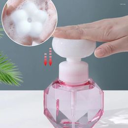 Liquid Soap Dispenser Flower Shape Foam For Foaming Pump Plastic Clear Bottle Travel Shower Gel Bathroom