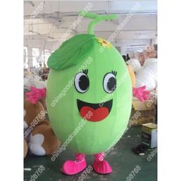 Performance Cute Watermelon Mascot Costume Halloween Fancy Party Dress Cartoon Character Outfit Suit Carnival Adults Size Birthday Outdoor Outfit