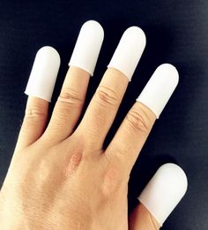 AntiScald Food Grade Silicone Finger Cover Ring Resistant Insulation AntiSkid Finger Protector Barbecue Fingertip Artefact 51769539