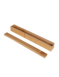 Portable Natural Bamboo Reusable Chopsticks Storage Box Sushi Food Stick Chopsticks Case Box Fast ZC13746075510