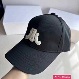 Designer Ball Caps New CE Black Series, Men's and Women's Fashion Trend Baseball Hat Sunshade Hat High Quality and Correct Edition 58UH