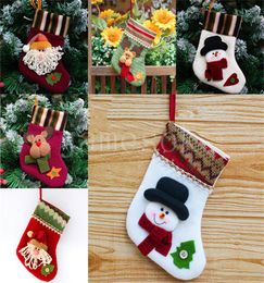 Christmas socks gift bags candy socks Christmas Tree Pendant decorations socks Christmas gift candy bags DB1333712282