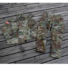 Gym Clothing Outdoor Field W2 Camo CS Combat Suit