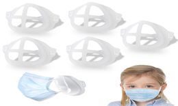 3D Mouth Mask Support Silicone Mask Holder Breathable Valve Assist Help Mask Inner Cushion Bracket Masks Tool Accessory DG7782613081