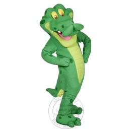 Halloween Adult size Lightweight Alligator mascot Costume for Party Cartoon Character Mascot Sale free shipping support customization