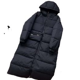 Women's new winter designer thickened and enlarged white goose down breadclothes down jacket extra-long warm waterproof cold luxury jacket 39S3Z