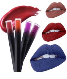 30 Colour Liquid Lipstick Matte Makeup Waterproof Red Lip Long Lasting Gloss Mate Black Lip Stick Matte Liquid Lipsticks5855563