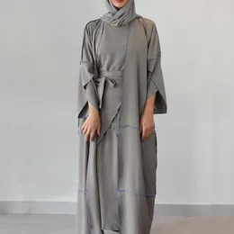 Ethnic Clothing Eid Kaftan Abaya Dubai Turkey Islam Arabic Muslim Dress Sets Robe Longue Kimono Ensemble Femme Musulmane Abayas For Women