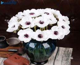 2020 modern Anemone Real touch artificial flower wedding bridal rose bouquet pography props for garden ornament home decoration4771917