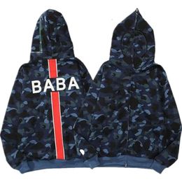 Bape Sportswear Hoodie Jacket Jogger Sportswear Pullover Fleece Sweatshirt Crew Neck Black Hip Hop Hoodie Men's Camouflage 20j6a