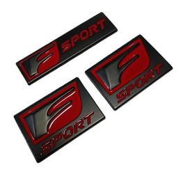 Metal F Sport Emblem Badge Fender Sticker Decal for Lexus IS200T IS250 IS300 RX300 CT NX RX GS RX330 RX350 CT200 GX470 IX350