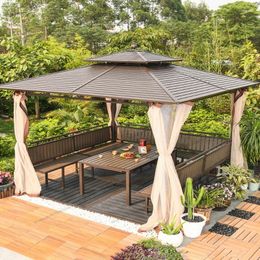 Garden Buildings Pavilion Outdoor Courtyard Homestay Rural Sunshade Leisure Thatched Tent Canopy Household Use