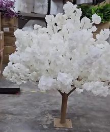 Wedding Flower Arrangement stand Handmade Floral Silk Table Artificial White Flower table Centerpiece flower pedestal stand 254