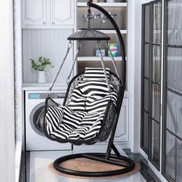 Camp Furniture Comfortable Rotating Hanging Chair Stand Rattan Adults Metal Garden Hammock Designer Chaise Suspendue House Decoration