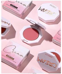 QI Face Matte Blush Palette 6 Colour Cheek Blusher Powder Makeup Rouge Mineral Pigment Cosmetics Long Lasting Natural Make Up5452499