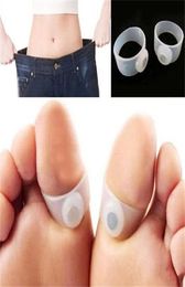 Home Garden Products Health Care Feet Easy Massage Slimming Silicone Foot Massage Magnetic Toe Ring With OPP Bag4267312