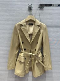 Women's Jackets Spring And Summer Patchwork Sheepskin Suit Temperament Lapel A Sa Lazy Wind Casual Elegance1