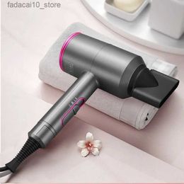 Hair Dryers High-Power Negative Ion Dryer With Cold And Hot Air For Care Household Nursing Quality Small Mini Q240110