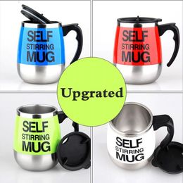 450ml Self Stirring Mug Automatic Mixing Mug for Coffee Milk Grain Oat Stainless Steel Thermal Cup Double Insulated Smart Cup307A