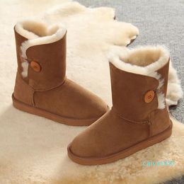 Winter Snow Boots For Women Australian Short With Fur Mini Platform Boot