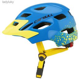 Cycling Helmets Cairbull Children Cycling Helmet with Taillight Child Skating Riding Safety Helmet Kids Balance Bike Bicycle Protective HelmetL240109