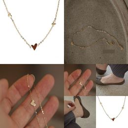 Anklets Mini Gradient Small Love Anklet S925 Sier Electroplated 14K Gold Simple Smooth Heart-Shaped Lovely Sterling Drop Delivery Otoxy