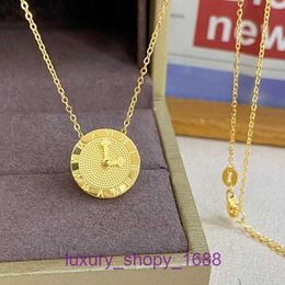 Fashion Car tires's designer necklace heart 5G with love rotating set full gold 999 fashionable 24K With Original Box