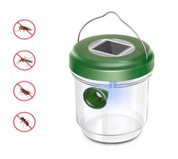 Wasp Trap NonToxic Wasp Trap CatcherReusable Solar Powered Fly Trap with Ultraviolet LED Light Waterproof for for Trapping Bees9145922