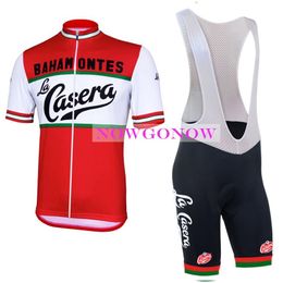 NEW 2017 cycling jersey LA CASERA kit bike clothing wear bib shorts gel pad riding MTB road ropa ciclismo cool NOWGONOW tour man c251Q