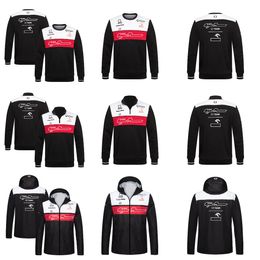 F1 Team Driver's Clothing Men's Long Sleeve Racing Clothing Leisure Sports Sweater Coat