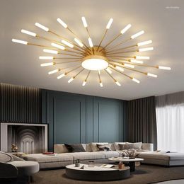 Ceiling Lights Nordic Lustre Led Light Luxury For Living Room Dining Bedroom Kitchen Home Decor Lighting Chandeliers Lamps