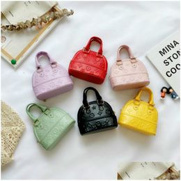 Handbags Kids Fashion Korean Little Girls Mini Princess Cion Purses Lovely Cross-Body Shell Bags Children Candies Gifts Drop Delivery Ot6Wj