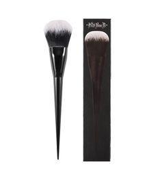 BLACK Vegan Pressed Powder Brush 22 Large Round Smooth Powder Blending Makeup Brush Cosmetics Tool5892677