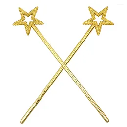 Party Favor Star Magic Wand Angel Fairy Wands Sticks Gift Gold Silver Birthday Christmas