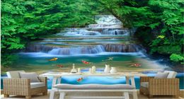 3d room wallpaper custom po nonwoven mural Jungle river falls decoration painting picture 3d wall murals wallpaper for walls 38496238