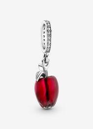 100 925 Sterling Silver Murano Glass Red Apple Dangle Charms Fit Original European Charm Bracelet Fashion Women Wedding Engagemen4265110