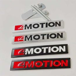 Metal 4 Motion Car Grill Badge Trunk Sticker For VW Golf 5 MK4 T5 T6 Passat 4 B6 B8 B5 Tiguan 4motion Emblem Accessories