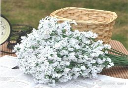Festive Gypsophila Baby039s Breath Artificial Fake Silk Flowers Plant Home Wedding Decoration KD15497984