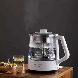 Electric Kettles 800ml Electric Kettle Portable Health Preserving Pot Stew CupThermo Pot Smart Teapot Travel Boiled Water Kettle Tea Maker 220V YQ240109