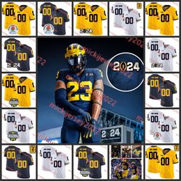 Nico Collins Michigan Wolverines Football Jersey Rashan Gary Khaleke Hudson Chris Evans Tyree Kinnel Devin Bush Bob Chappuis Chuck Ortmann Mel Anthony Jerseys