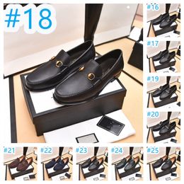 28 Model Men Formal Business Brogue Shoes Luxury Men'sDress Shoes Male Casual Genuine Leather Wedding Party Loafers