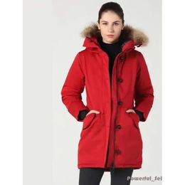 Зимняя канадская женская парка на толстом теплом меху со съемным пуховиком с капюшоном, женское тонкое пальто, высокое качество, женское пальто Doudoune, длинный пуховик 9079