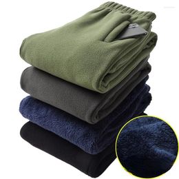 Men's Pants Winter Fleece Men 2024 Warm Thick Casual Thermal Sweatpants Male Trousers Autumn High Quality Fashion Joggers Q113