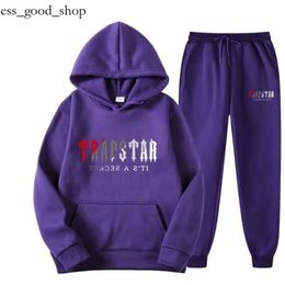 Trapstars Tracksuit Men's Tech Suits Trapstars Hoodie Europe American Basketball Football Rugby Two-Piece With Women's Long Sleeve Hoodie 683