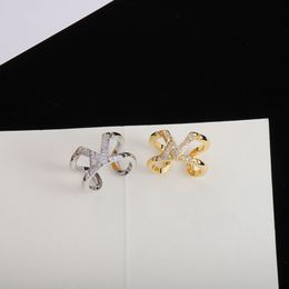 Designers Ring S Diamond Women Fashion Trend Classic Jewellery Open Rings 2 Styles Anniversary Gift Good