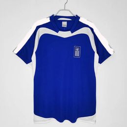 Retro classic 2004 Greece soccer jerseys t shirts Charisteas Tsiartas Nikolaidis Zagorakis Karagounis national team football shirt