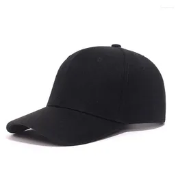 Ball Caps Men Women Plain Curved Sun Visor Baseball Cap Hat Solid Colour Fashion Adjustable