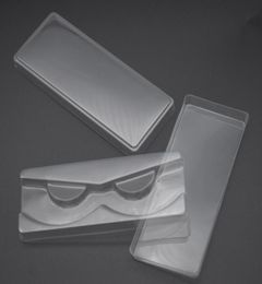 3pcsset Transparent Plastic Eyelashes Packaging Box Fake Eyelash Tray Storage Cover Single Case with 2 pcs Transparent Lid Clear 2488049