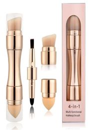 goldenrose golden Professional Makeup Brushes Eyebrow Eyeliner Concealer Foundation Blush Powder Makeup Tool Cosmetic 4 in 18755982