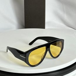 Black/Yellow Pilot Sunglasses 1044 Men Women Designer Sunglasses Shades Sunnies Gafas de sol UV400 Eyewear with Box